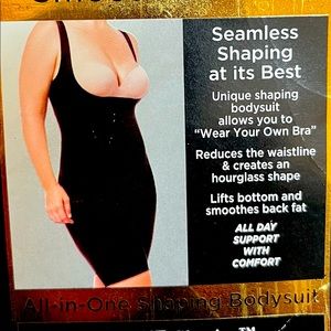 Instant shaping All-in-one bodysuit